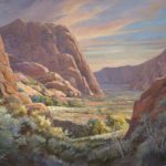 Snow Canyon Vista - Oil Painting of Snow Canyon Utah