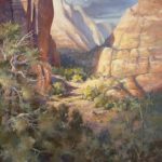 Zion Window - Oil Painting of Zion National Park