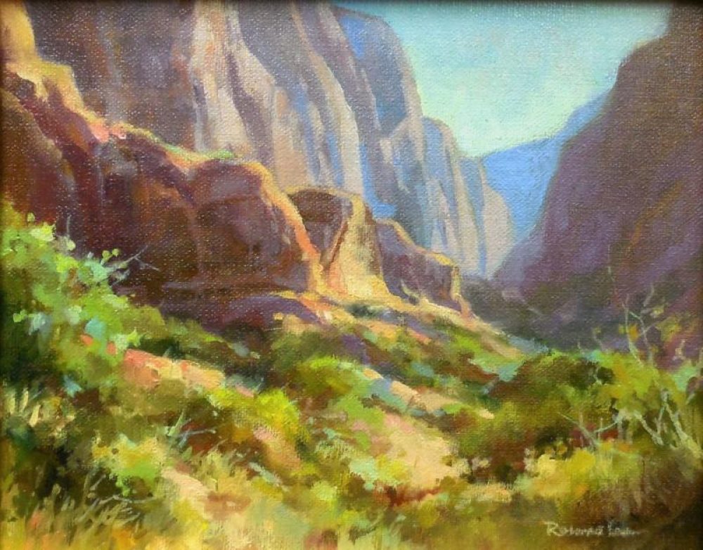 Kolob Canyon - Oil painting of Kolob Fingers Zion National Park
