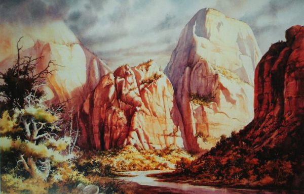 Great White Throne – Litho Print