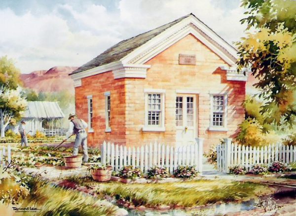 The Old Gardeners Club Painting