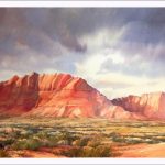 Desert Glory - Original painting by Roland Lee of a scene near Snow Canyon Utah