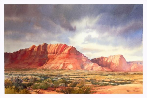 Desert Glory - Original painting by Roland Lee of a scene near Snow Canyon Utah