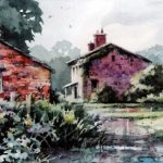 Abbot Holme Cottage - Watercolor Painting of Sedbergh