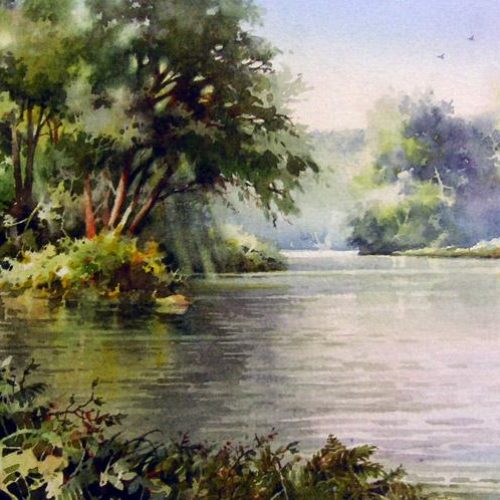 Susquehanna River - Giclee Print - Giclee Print from an Original Watercolor Painting of  the Susquehanna River