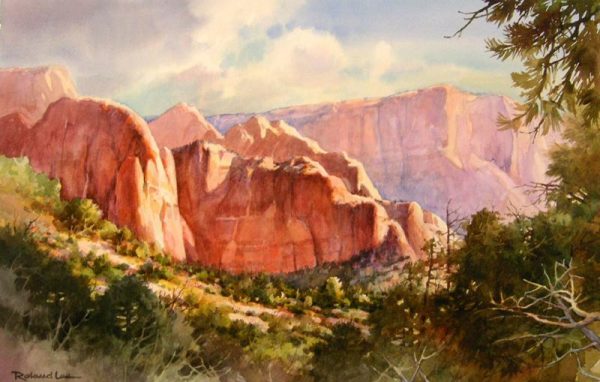 The River Rumbles 10 x 14 – Roland Lee