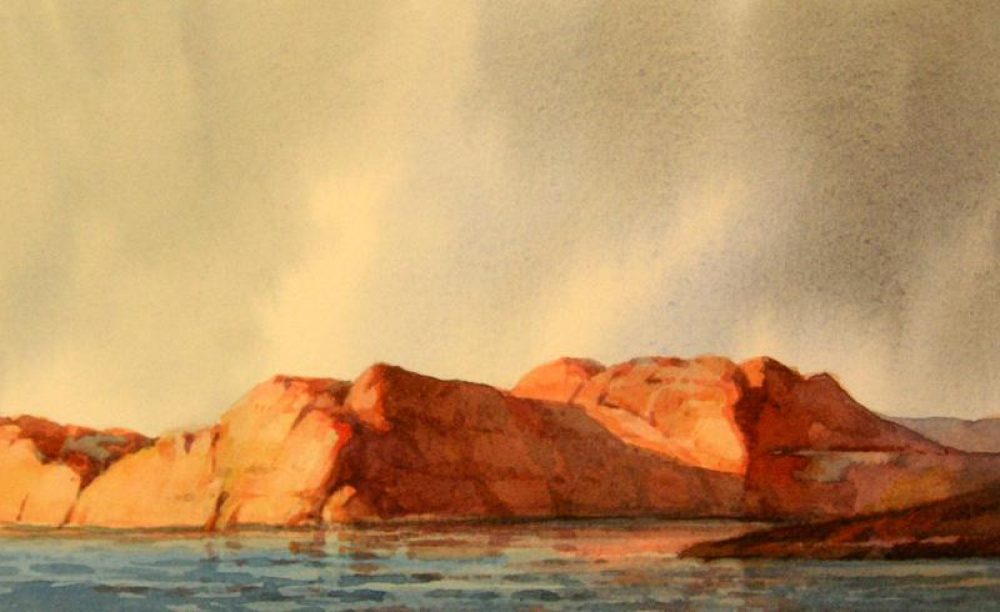 Lake Powell Skies - Original painting of Lake Powell