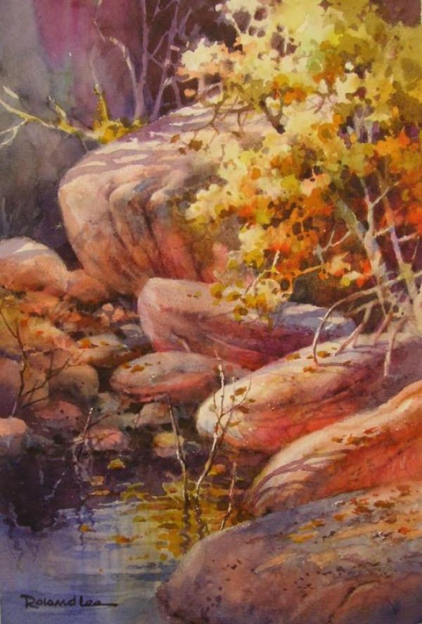Sun Glow in Pine Creek