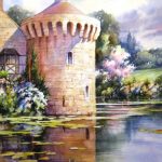 Scotney Tower in Kent England - Painting of Scotney Tower