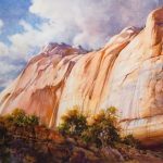 Nature's Sculpture - Giclee Print - Giclee From original watercolor of Kolob Section Zion National Park