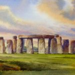 Spirit of Stonehenge - Painting of Stonehenge in England