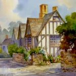 Shakespeare Memories - Watercolor Painting of Stratford on Avon England