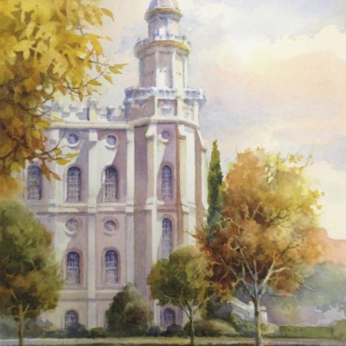 This Holy Place - Painting of the St. George LDS Temple