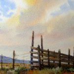 Big Skies - Watercolor Painting of Warner Valley in Southern Utah