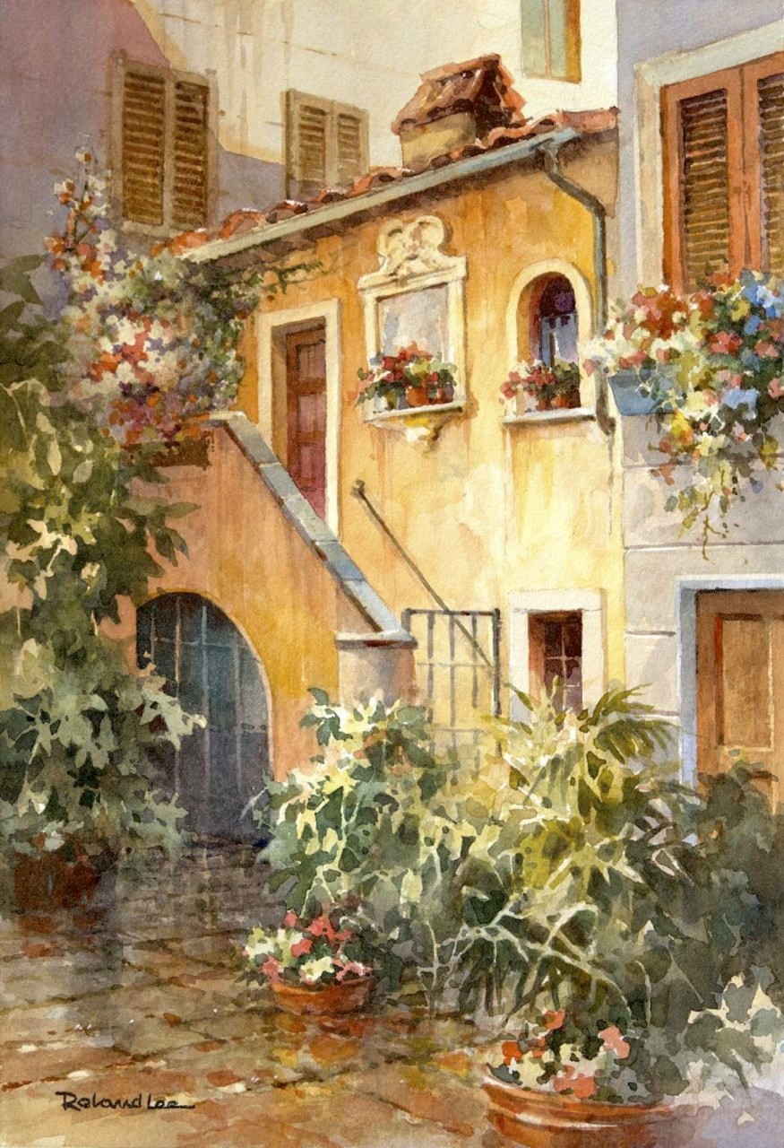 Italian Courtyard – Roland Lee