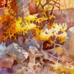 Roots and Branches - Plein Air - Plein Air Watercolor Painting of Zion National Park
