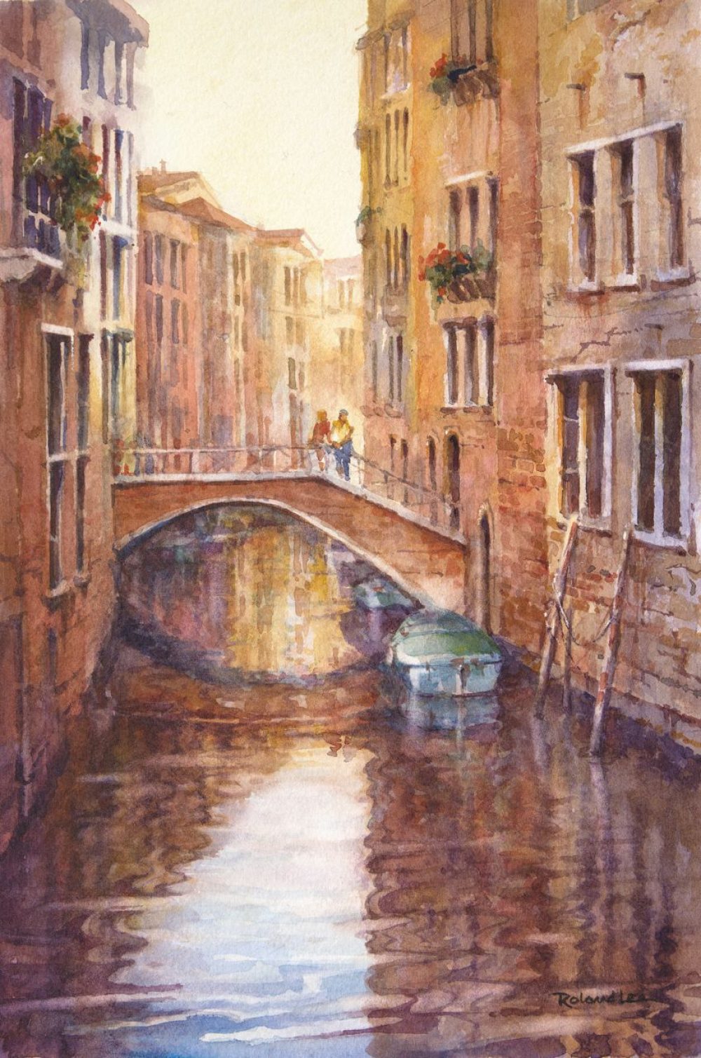 Venice Canal - Watercolor Painting of Venice Italy