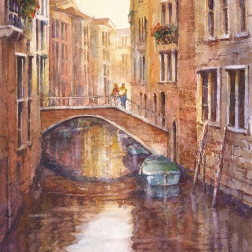 Venice Canal - Watercolor Painting of Venice Italy