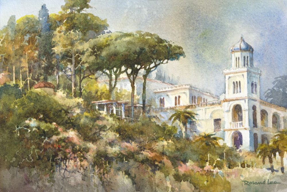 Isle of Capri - Watercolor Painting of Italy