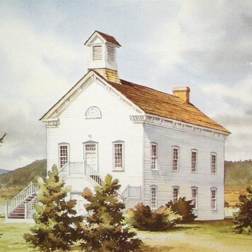 Historic St. George Art Cards - Note Cards with Paintings of Mormon Pioneer Buildings