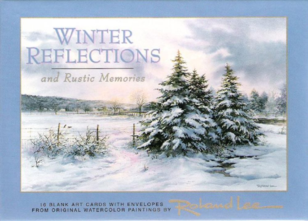 Winter Art Cards - Winter landscapes by Roland Lee in a boxed card set
