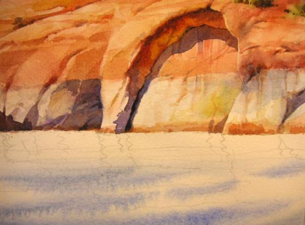How To Paint Simple Watercolor Reflections