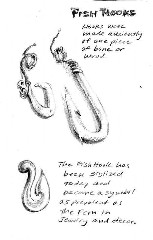 Fish Hook Motif – New Zealand – Roland Lee