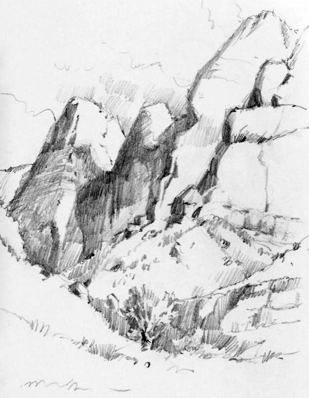 Zion National Park Sketchbook Roland Lee