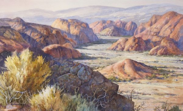 Snow Canyon Overlook View