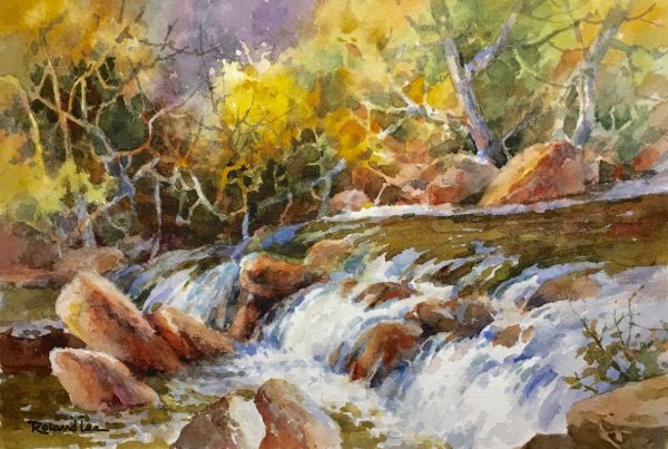At the Falls – Plein Air Zion