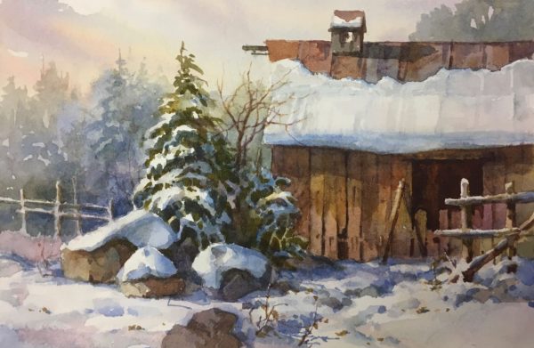Rustic Snowfall