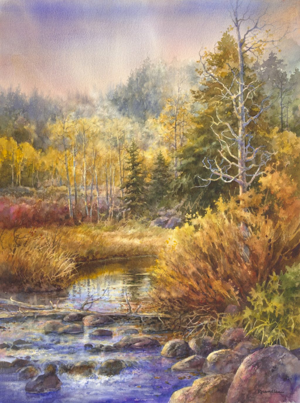 Creekside Stillness Roland Lee