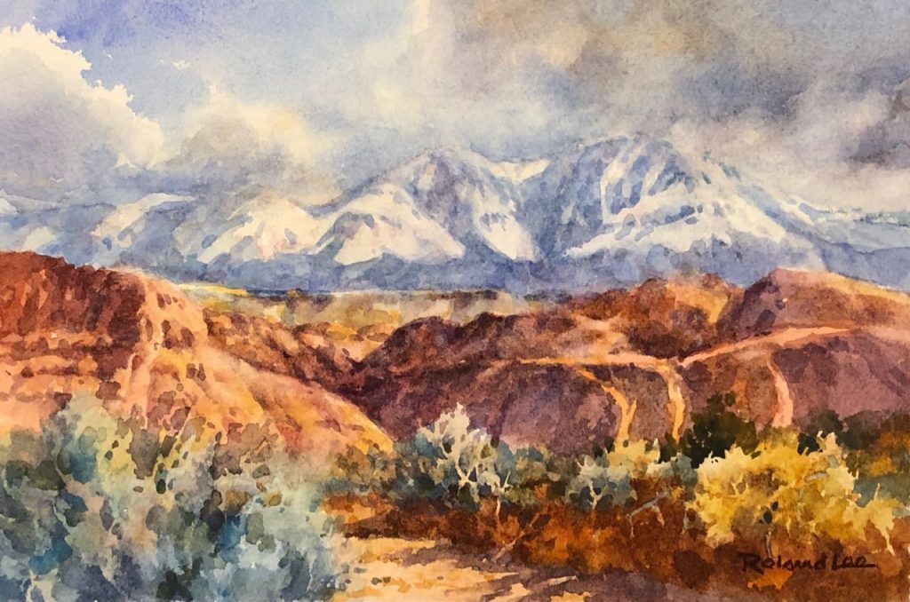 PIne Valley Mountain From Ivins - Roland Lee