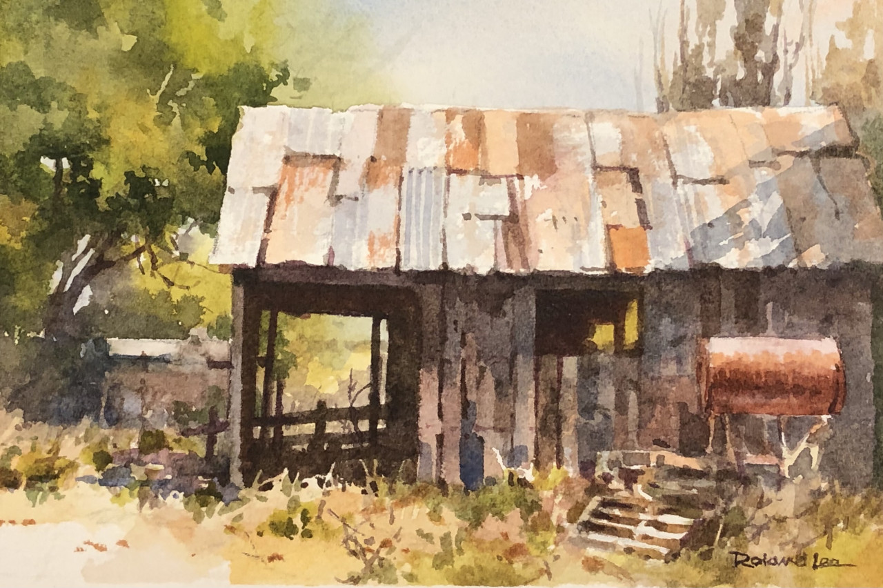 First Place Utah Watercolor Society Small Paintings Show – Roland Lee