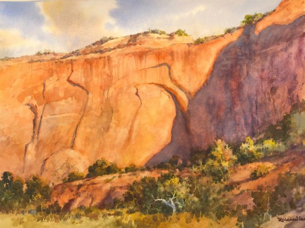 Late Afternoon at Grand Wash – Capitol Reef 10 x 14