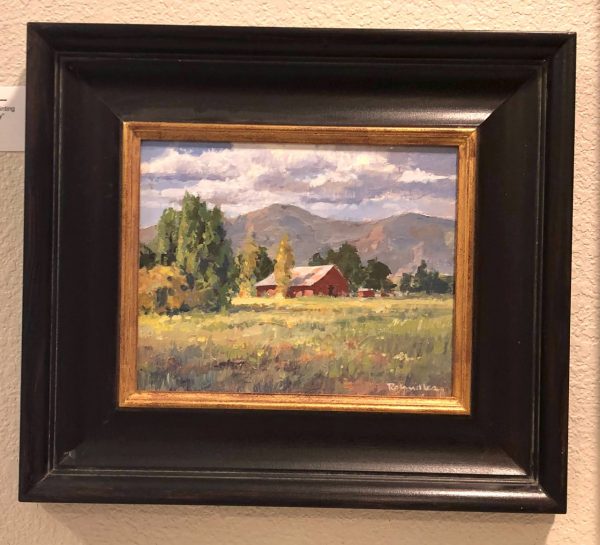 “Barn at Liberty Utah” Plein Air Acrylic on Panel