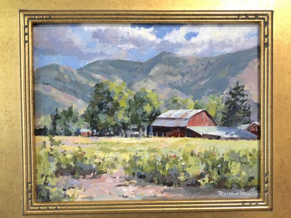 “Mantua Barn” Plein Air Acrylic on Panel
