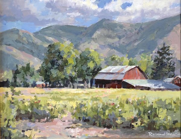“Mantua Barn” Plein Air Acrylic on Panel