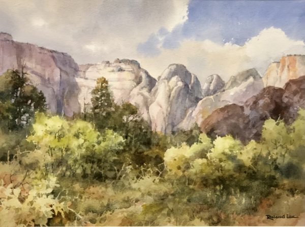 Zion’s White Towers 10 x 14