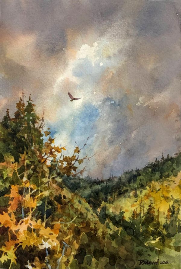 Above Midway – Plein Air