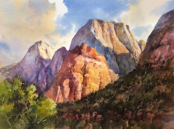 Cliffs of Zion – Plein Air