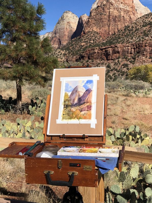 Zion Demo at Museum – Plein Air