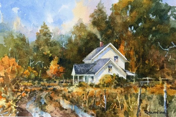 White House After the Rain 6 x 9