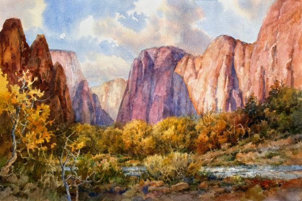 Angels Landing From the Temple 14 x 21