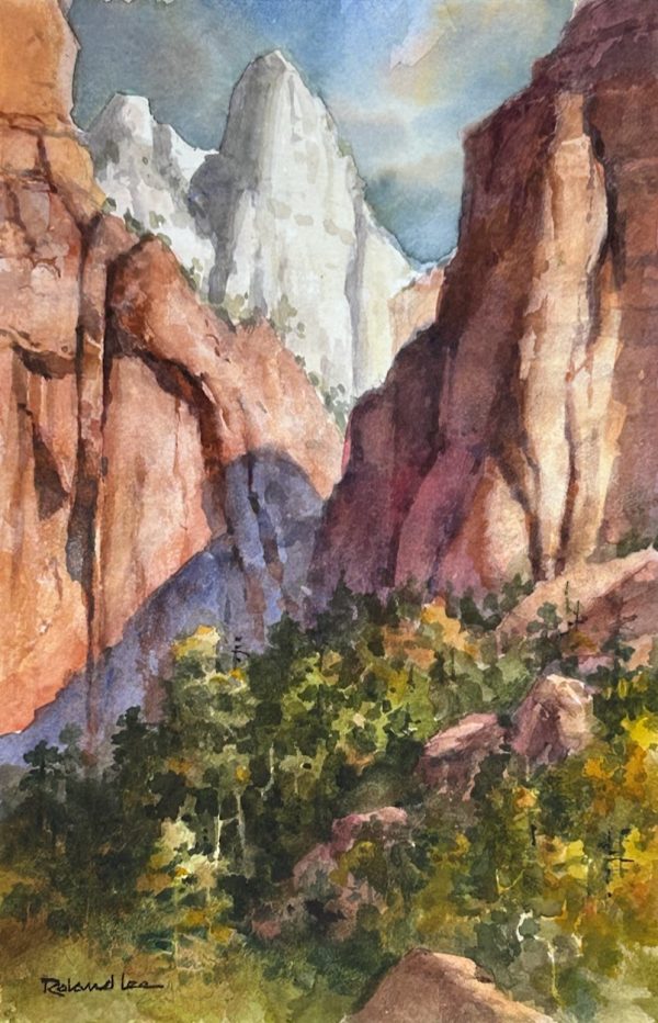 Zion’s White Spire 6 x 9
