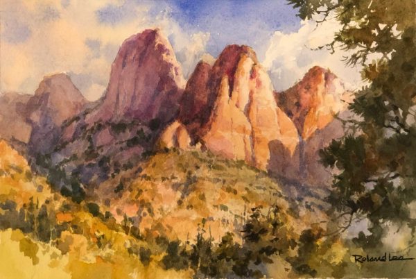 Kolob Canyon Spires 6 x 9