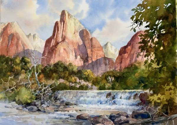 Falls at the Patriarchs 10 x 14