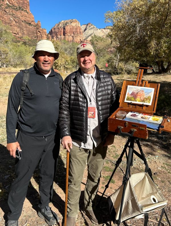 Angels Landing Zion Plein Air 6 x 9
