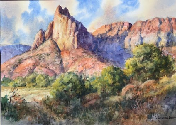 Johnson Mountain from Trees Ranch 10 x 14