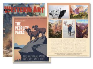 Two Roland Lee Paintings in Western Art Collector Magazine